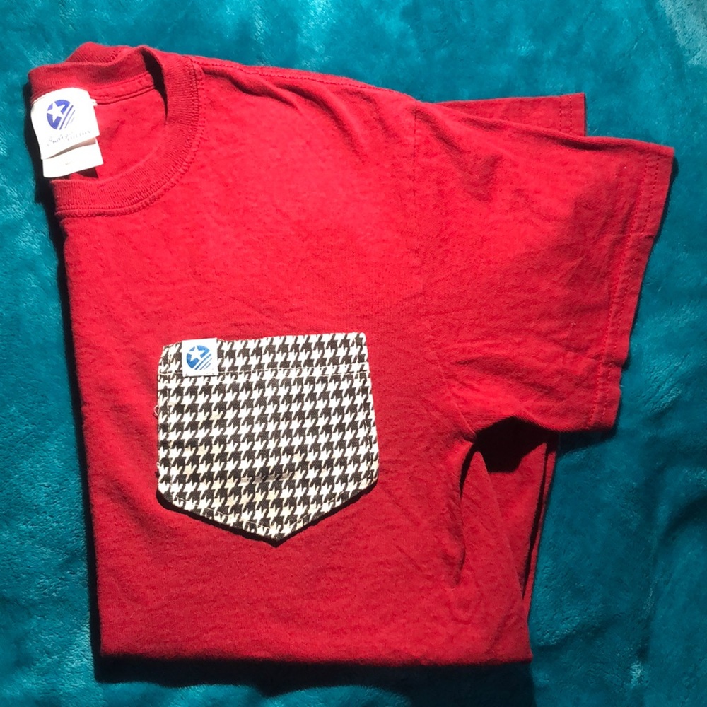 Indigo cotton pocket tee